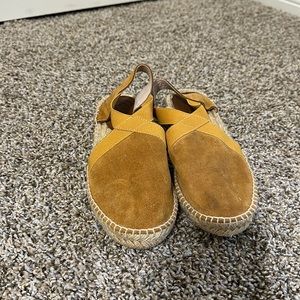 Leather espadrilles
